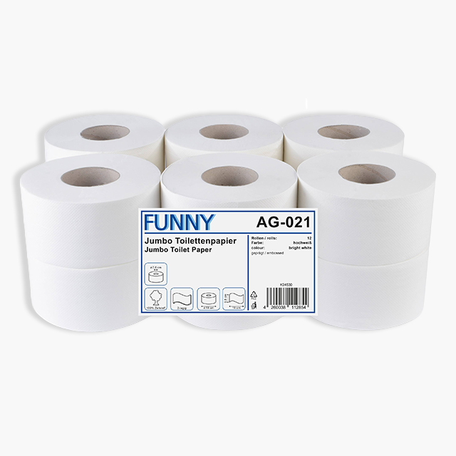 Jumbo-Toilettenpapier, 2-lagig