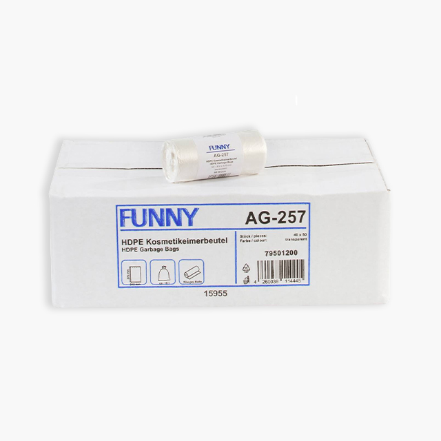 HDPE Kosmetikeimerbeutel natur, 10 l