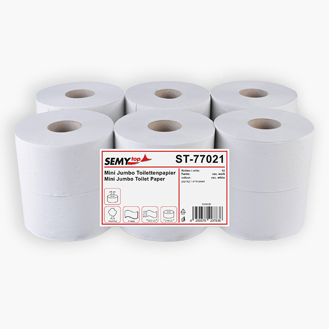 Jumbo-Toilettenpapier, 2-lagig